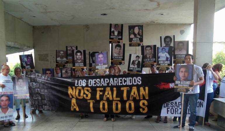 Plantón por las desapariciones forzadas en Norte de Santander