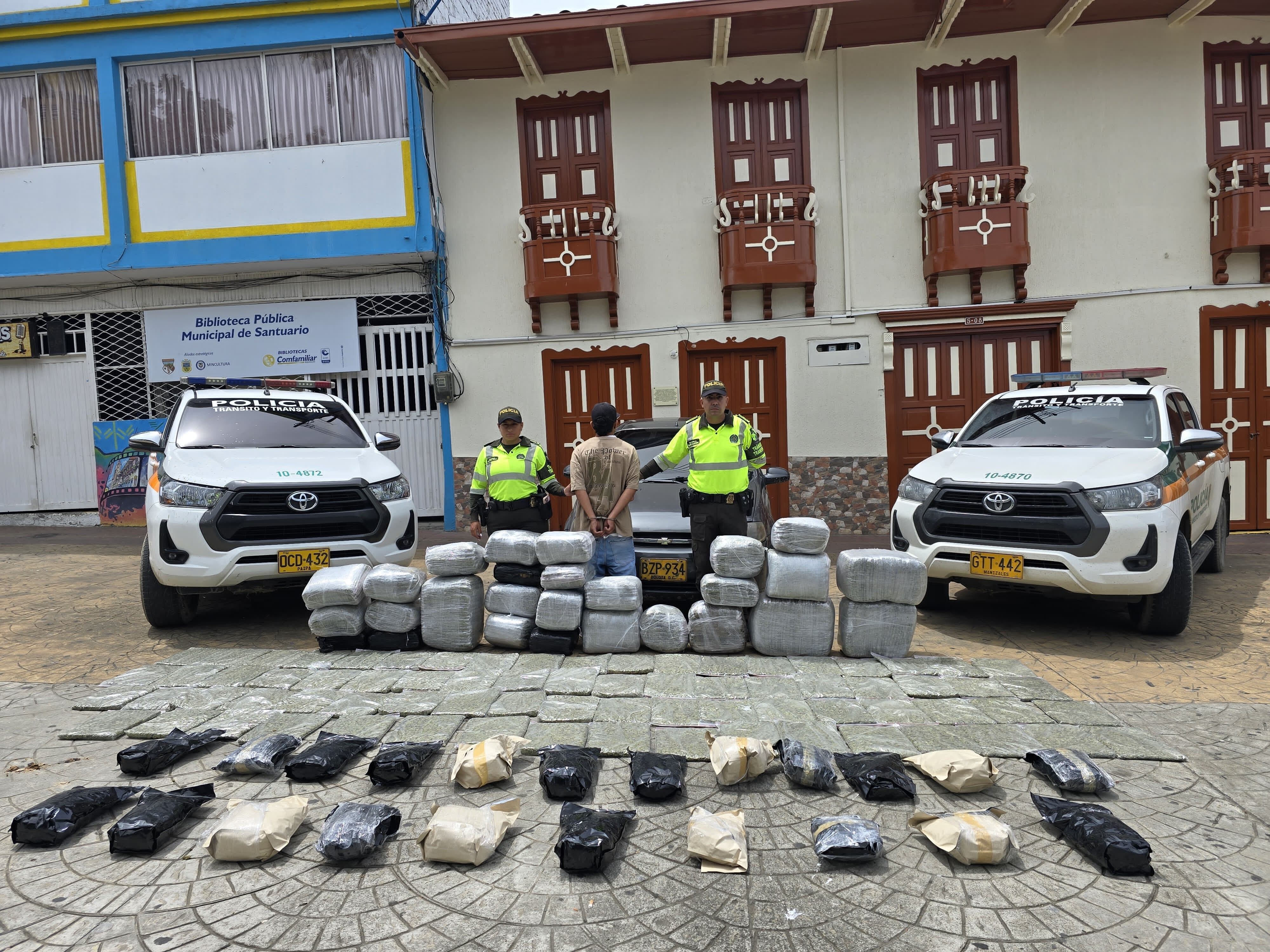 Fotografía suministrada: Policía de Risaralda