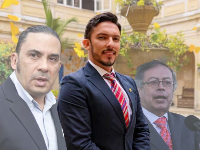 Juan Carlos Florián (Foto: MinIgualdad); Francisco Bernate y Gustavo Petro (Fotos: Colprensa).