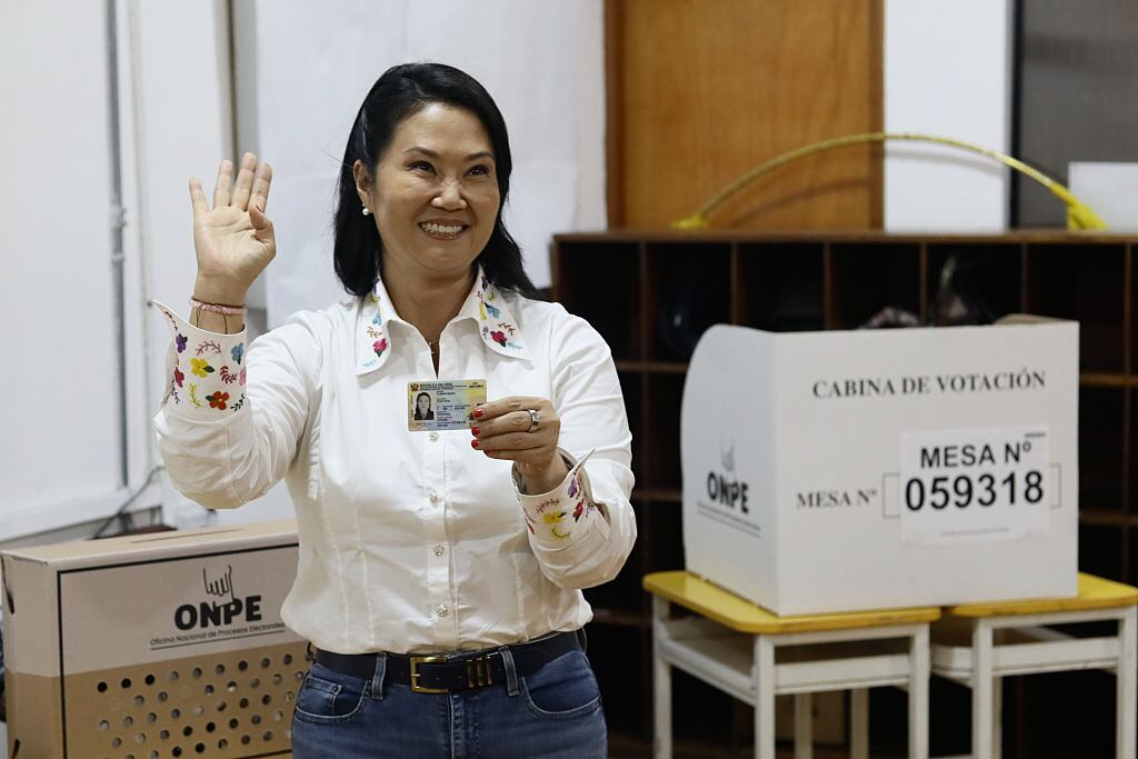 Keiko Fujimori. Foto: Klebher Vásquez / Anadolu via Getty Images