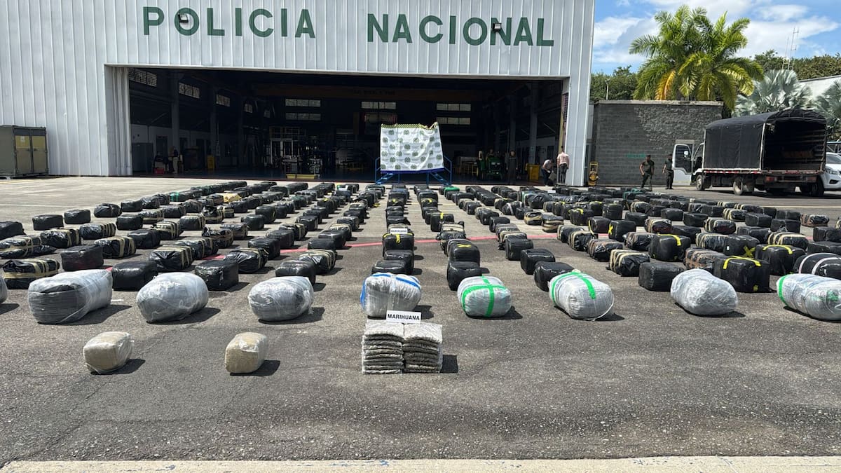 Golpe a disidencias Farc: incautan más de cuatro toneladas de marihuana en el Valle