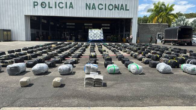 Golpe a disidencias Farc: incautan más de cuatro toneladas de marihuana en el Valle
