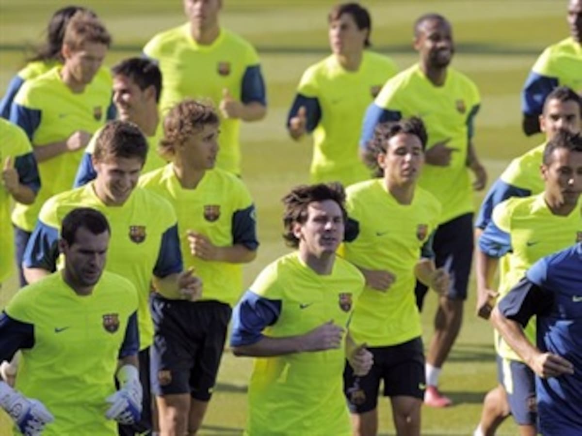 Lionel Messi retornó a entrenamientos con Barcelona