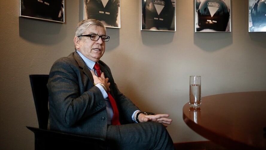 César Gaviria, expresidente de la República y director de la Campaña por el "Sí" en el plebiscito. Foto: Colprensa - Juan Páez