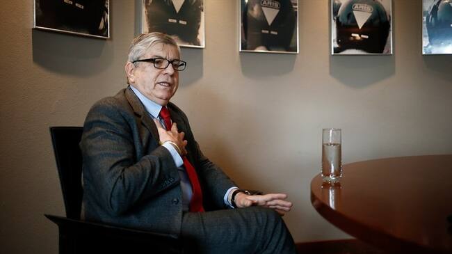 César Gaviria, expresidente de la República y director de la Campaña por el "Sí" en el plebiscito. Foto: Colprensa - Juan Páez