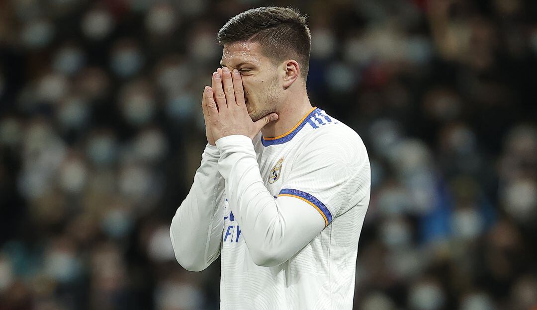 Luka Jovic, delantero del Real Madrid.