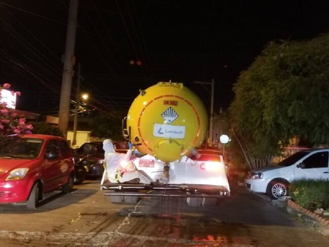 Reactivan jornadas de desinfección en barrios de Cartagena