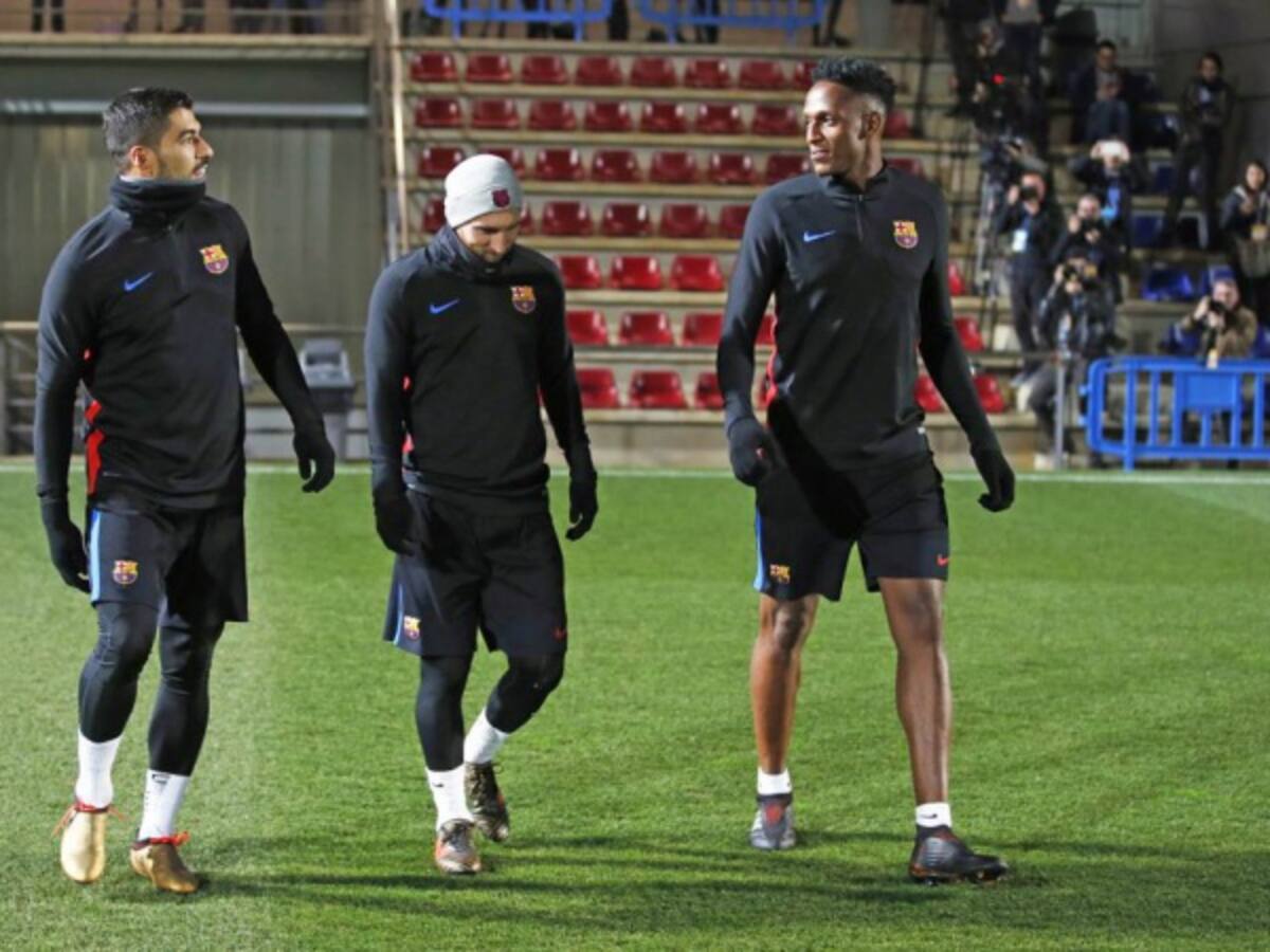 Por todo lo alto: Yerry Mina, jugador más alto de la plantilla del Barcelona