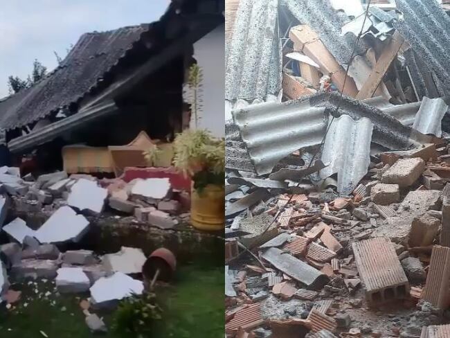 Sismo de 5.1 en Antioquia deja colapsos de viviendas en zona rural de Frontino