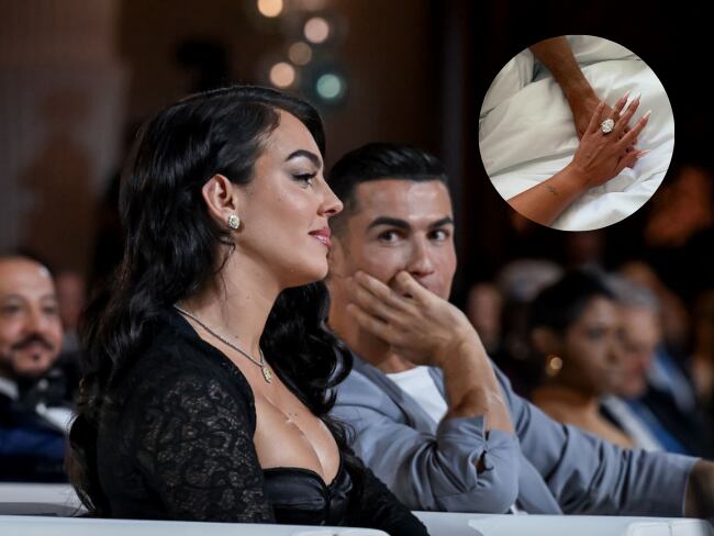 Georgina Rodríguez y Cristiano Ronaldo / Composición de Caracol Radio