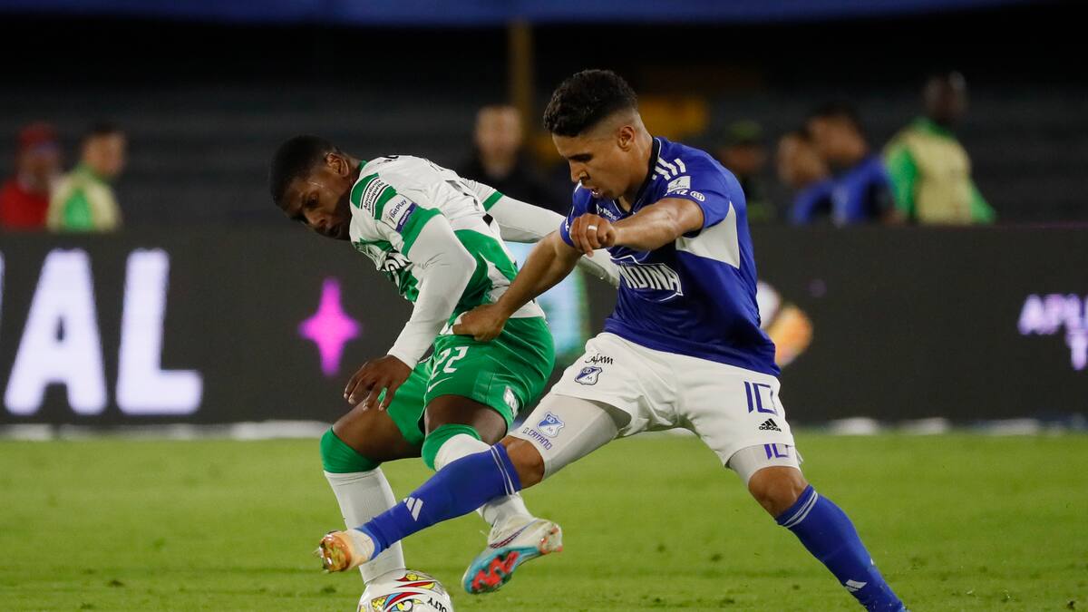 Millonarios y Nacional empatan en Bogotá y el campeón de Copa se decidirá en Medellín