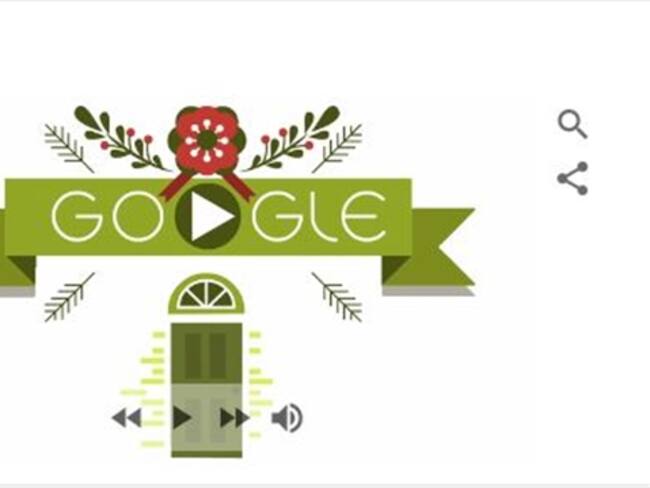 Google desea felices fiestas a sus usuarios con otro doodle navideño
