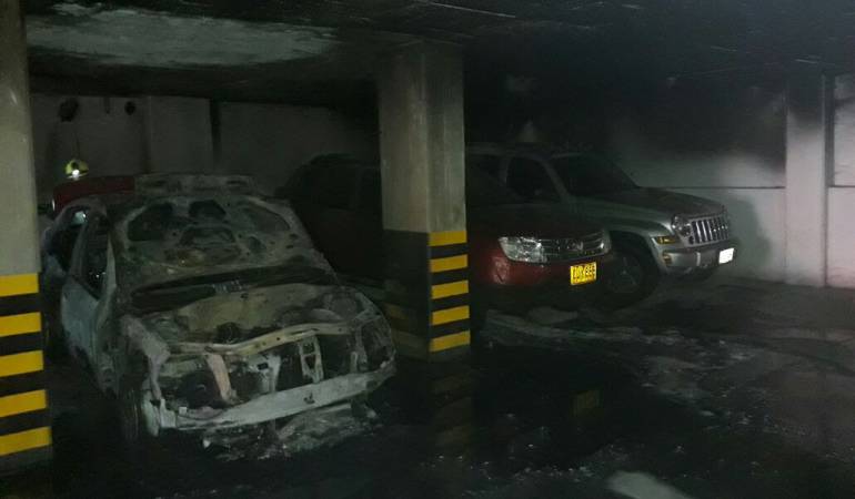 Incendio en el edificio San Giorgio