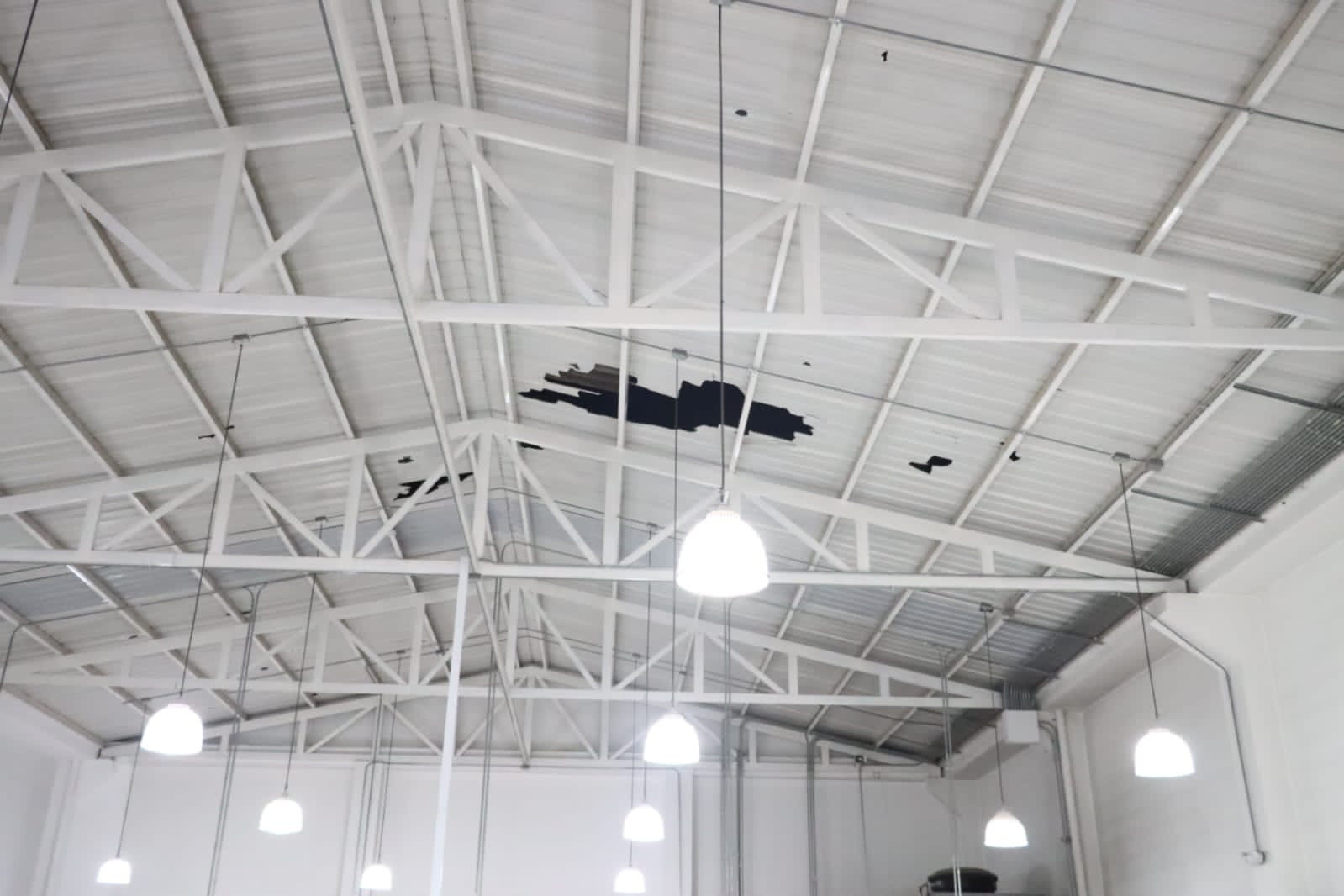 Cubiertas afectadas por lluvias en Tunja / Cortesía: Alcaldía de Tunja.