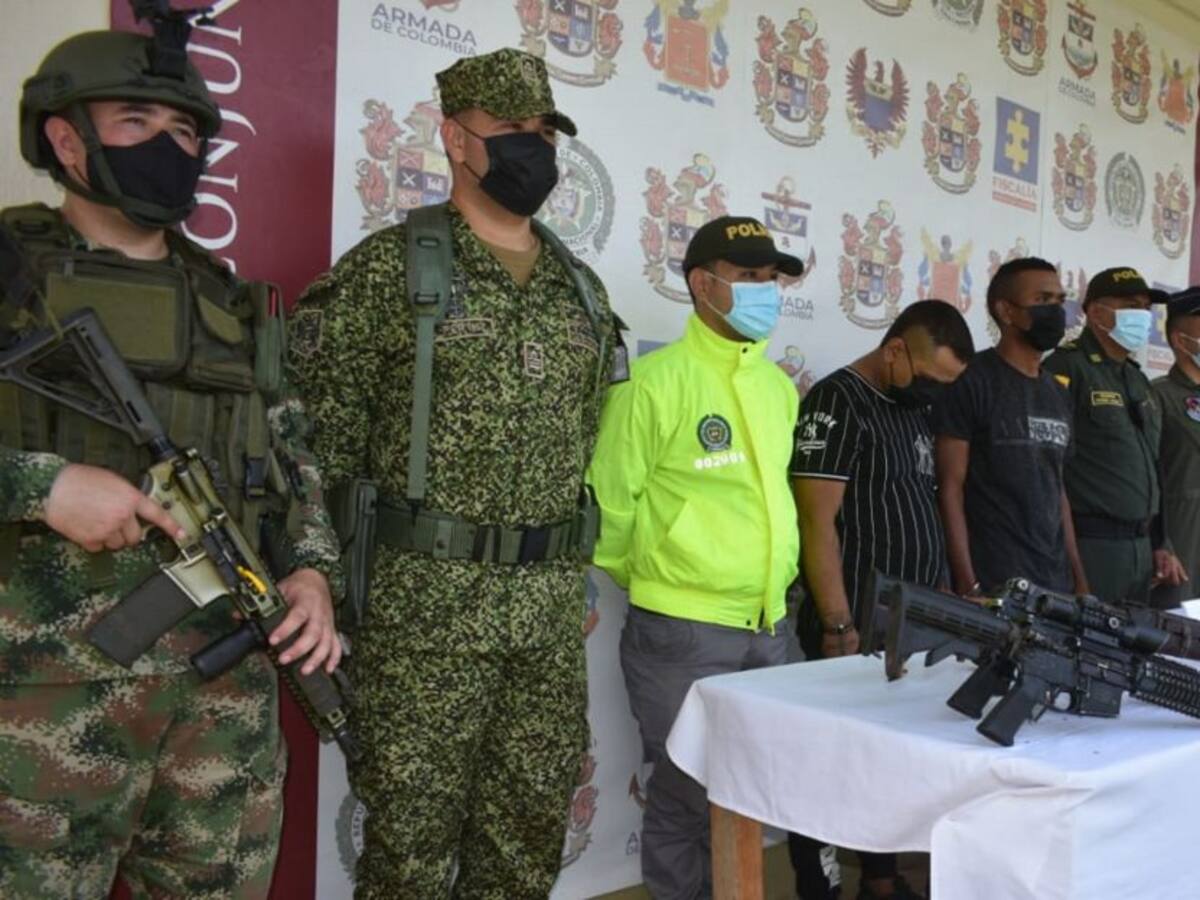 Capturan a 3 presuntos miembros de Los Caparros, entre ellos dos cabecillas