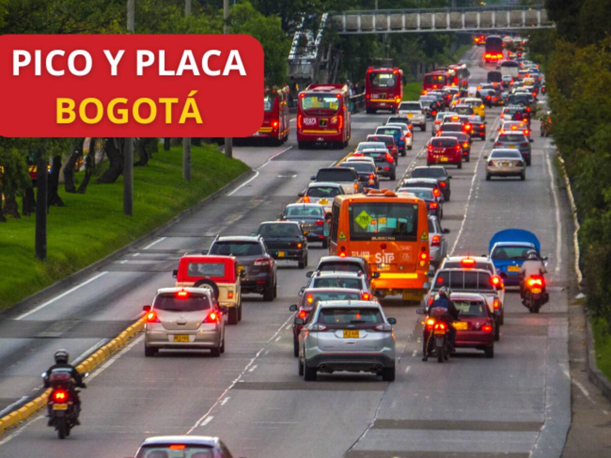 ¡Prográmese! Pico y Placa en Bogotá: Semana del 18 al 22 de noviembre