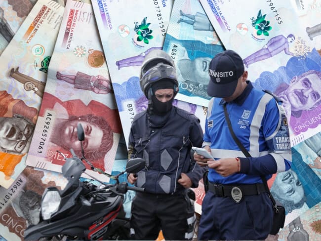 Multa a vehículos que tengan calcomanías/ Getty Images- Colprensa