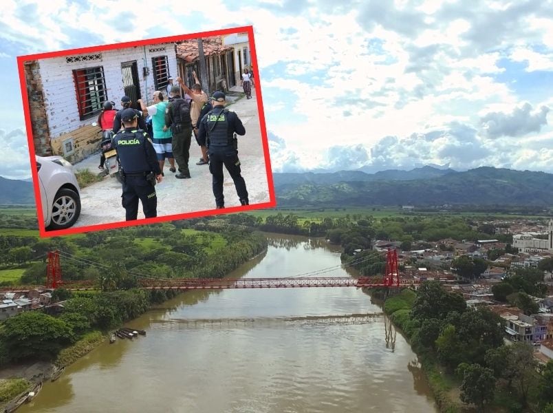 Seguridad en La Virginia para celebración del aniversario de Risaralda (foto: Alcaldía de La Virginia)