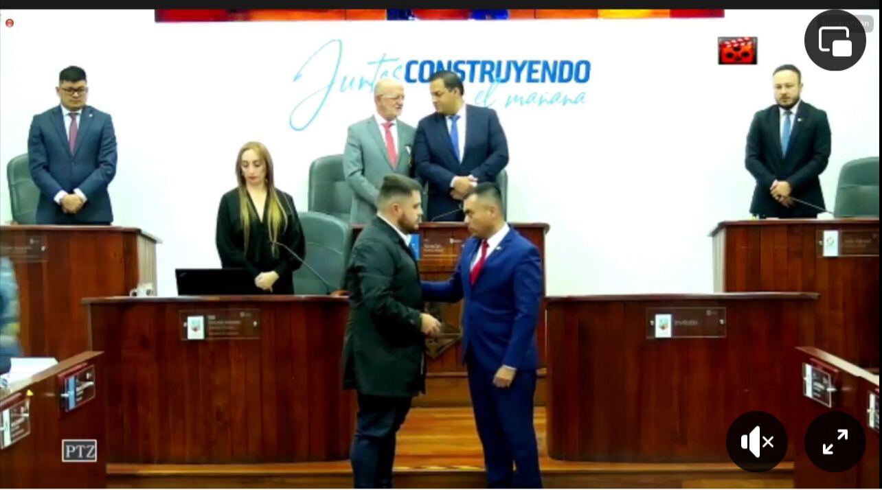 Tomada de la sesión del Concejo de Manizales