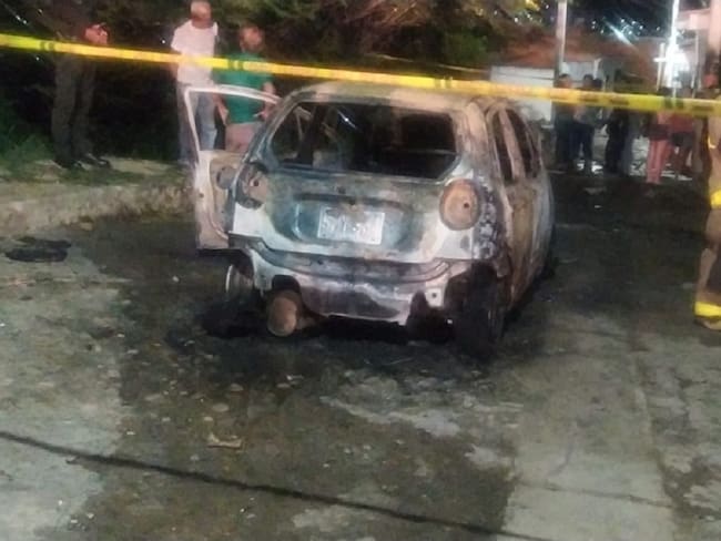 Policía de Cúcuta investiga quema taxis en Cúcuta