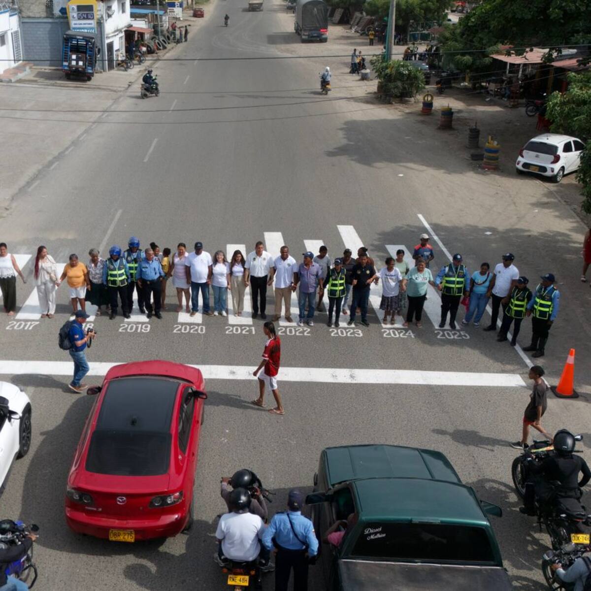 Actos simbólicos en Cartagena conmemoraron Día Mundial de las Víctimas de Siniestros Viales