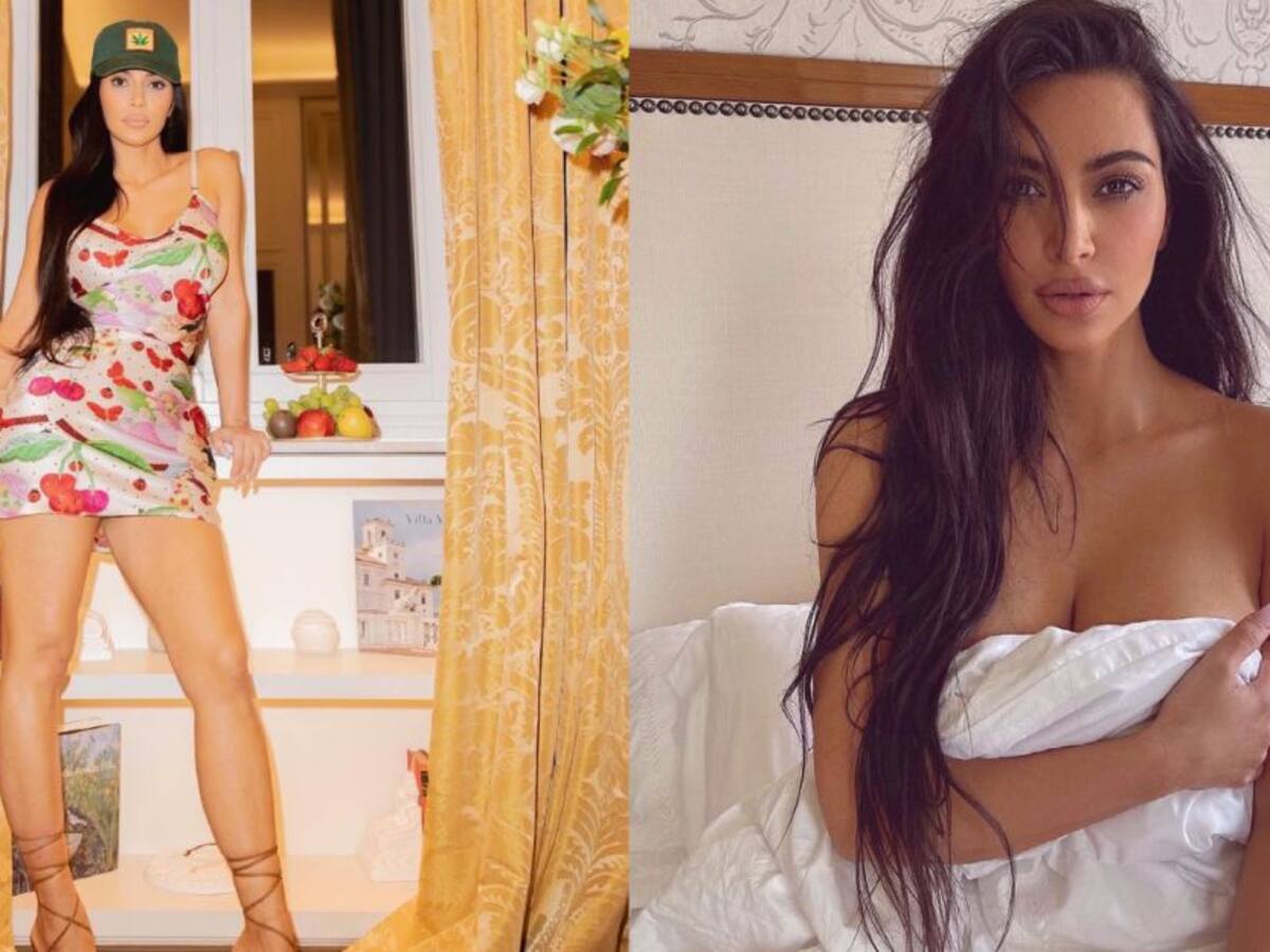 “Uuututuyyyy”: Kim Kardashian y su diminuto bikini morado