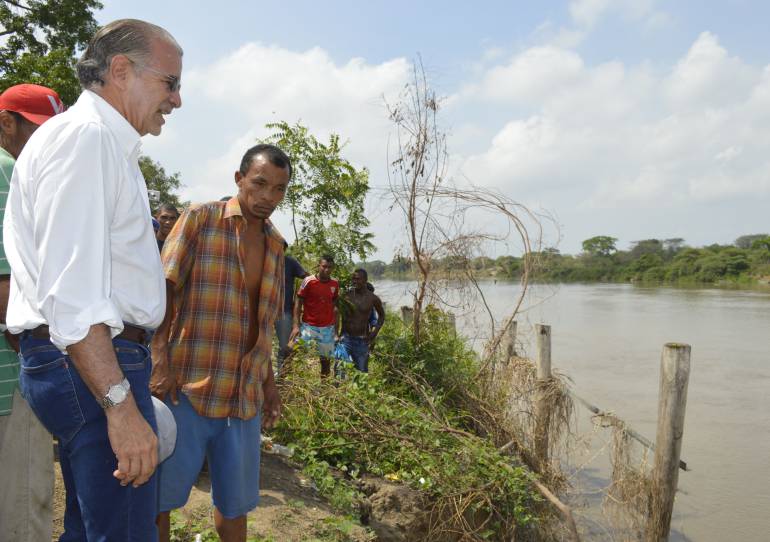 Canal del Dique municipio de Santa Lucia.
