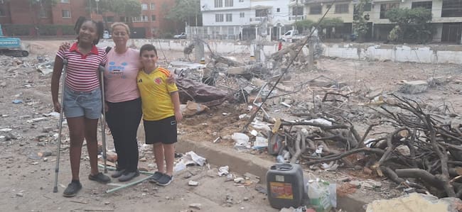 María Cristina Zuluaga, que desde hacía 30 años vivía en Torres del Limonar, junto a su hijo, madre y una prima, en 90 segundos perdió todo.