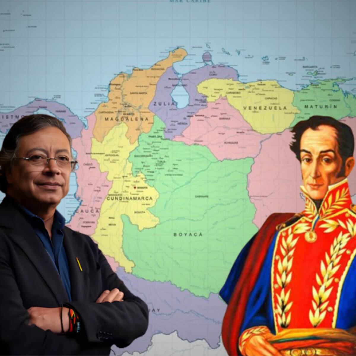 Gustavo Petro propone revivir la Gran Colombia mediante un voto constituyente