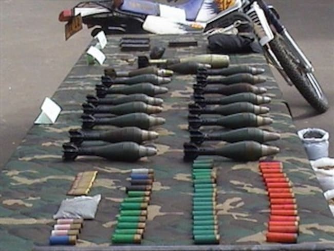 Ejército incautó caletas con material de guerra perteneciente al Eln en El Tambo, Cauca