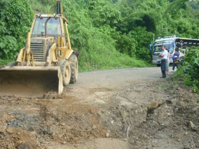 Emergencias viales entre Risaralda y Chocó producto de las fuertes lluvias