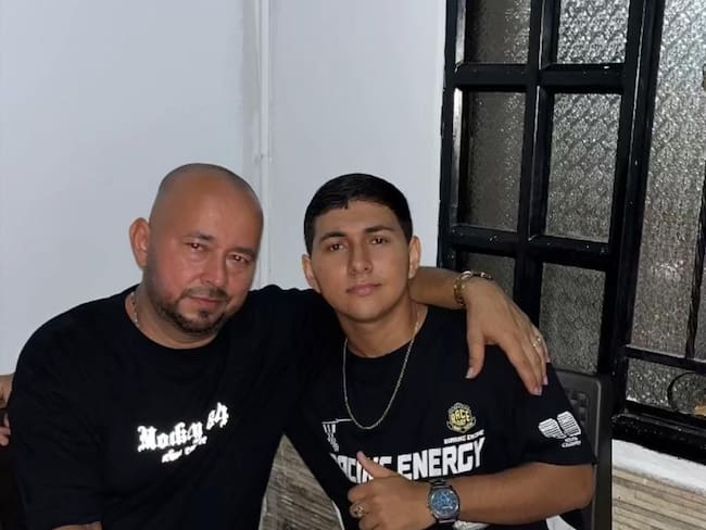 Padre e hijo secuestros en la vía Cúcuta-Tibú. / Foto: Cortesía.