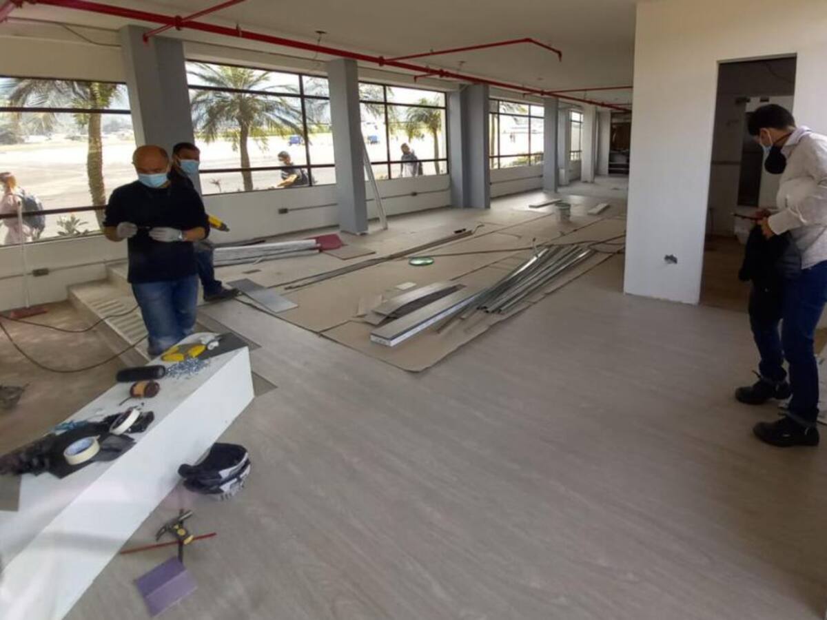Zona de comidas del Aeropuerto La Nubia lista para nuevos arrendatarios