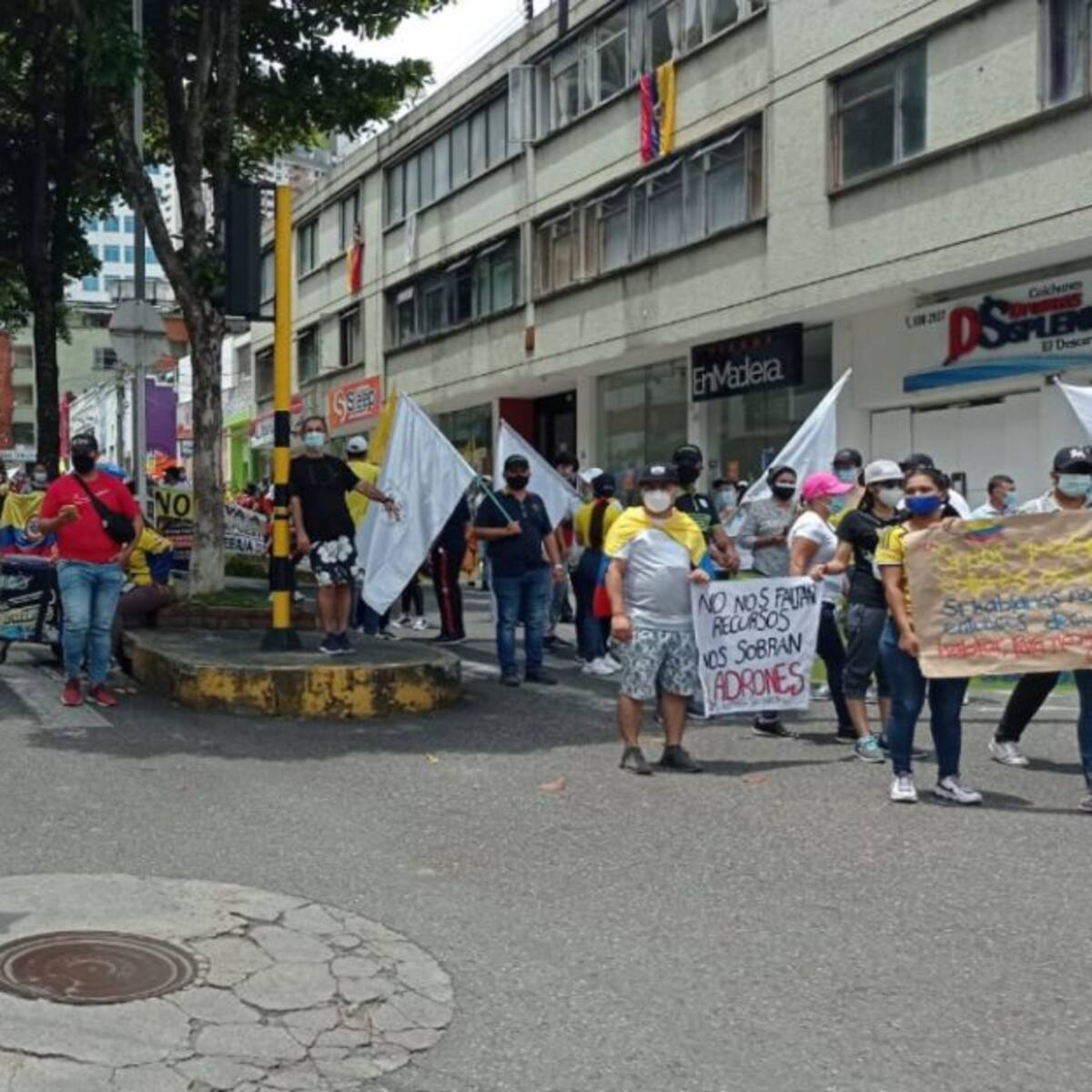 Otra semana de marchas y plantones en Bucaramanga