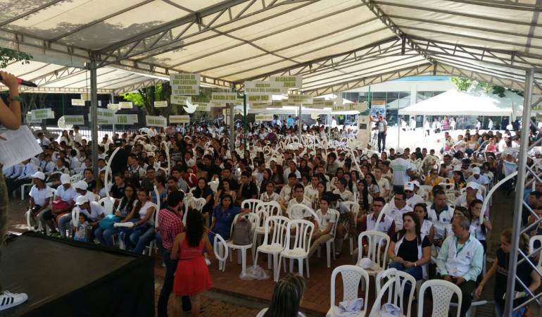 El evento contó con una masiva participación