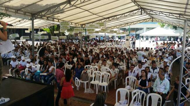 El evento contó con una masiva participación