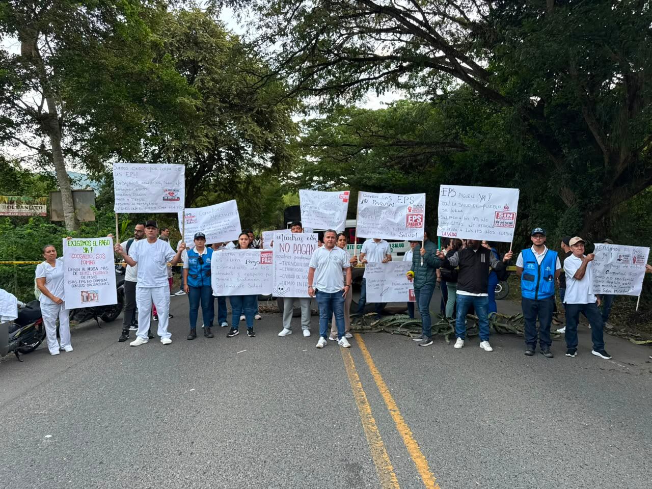 Los trabajadores de la salud solicitan la intervención del Gobierno Nacional para que garanticen el pago de las obligaciones de las EPS.