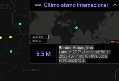 Terremoto en Irán - Cortesía