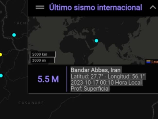 Terremoto en Irán - Cortesía