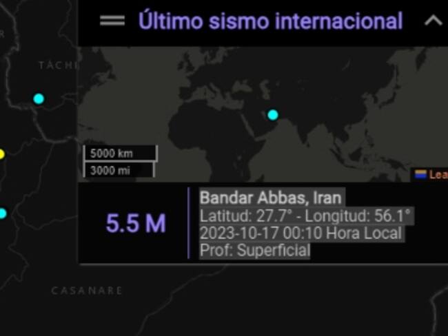 Terremoto en Irán - Cortesía