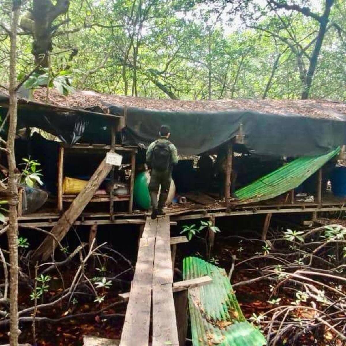 Turbo: destruyen otro laboratorio del Clan del Golfo, tenía ganancias mensuales de $12 mil millones