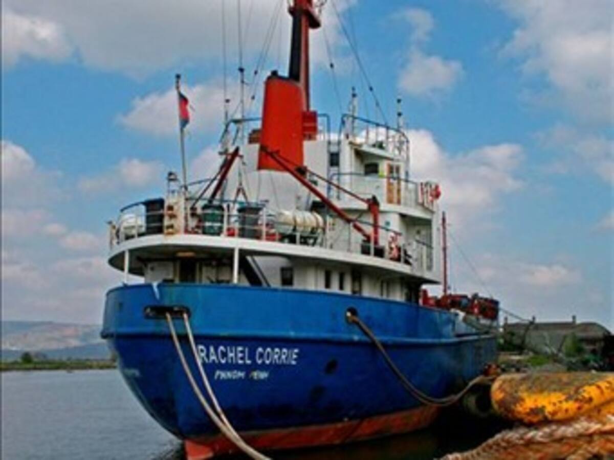 Israel abordó militarmente al navio 'Rachel Corrie'