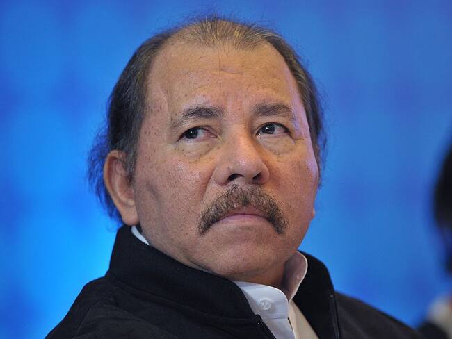 Nicaraguan President Daniel Ortega attends a meeting with members of the Central American Integration System (SICA) in a hotel in Panama City on April 10, 2015, in the framework of the VII Americas Summit. AFP PHOTO/MANDEL NGAN (Photo credit should read MANDEL NGAN/AFP via Getty Images)