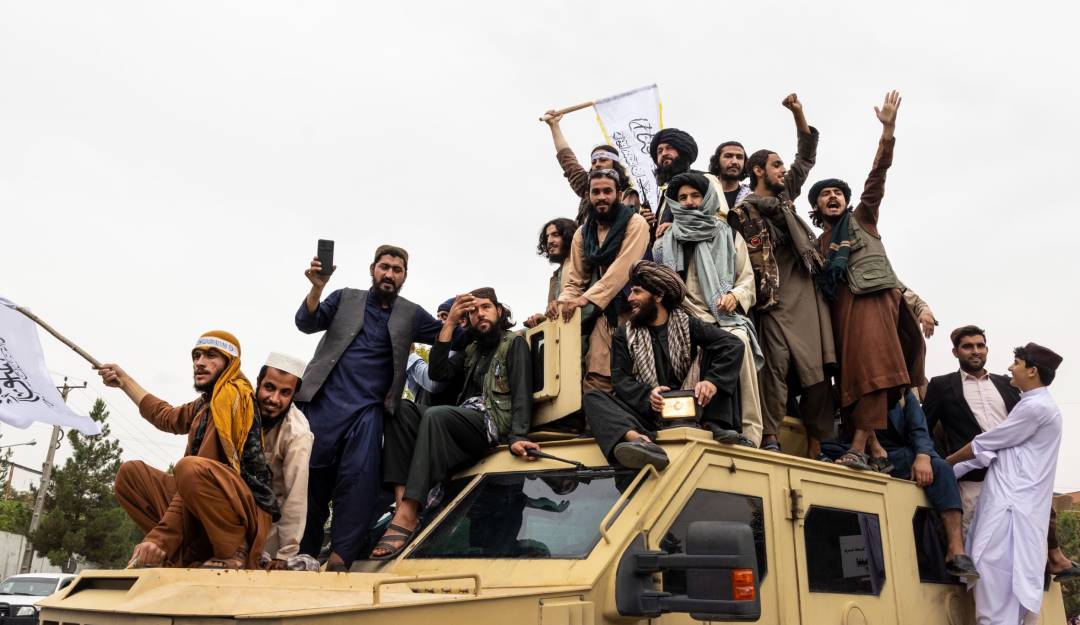 Talibanes en Afganistán.            Foto: Getty 