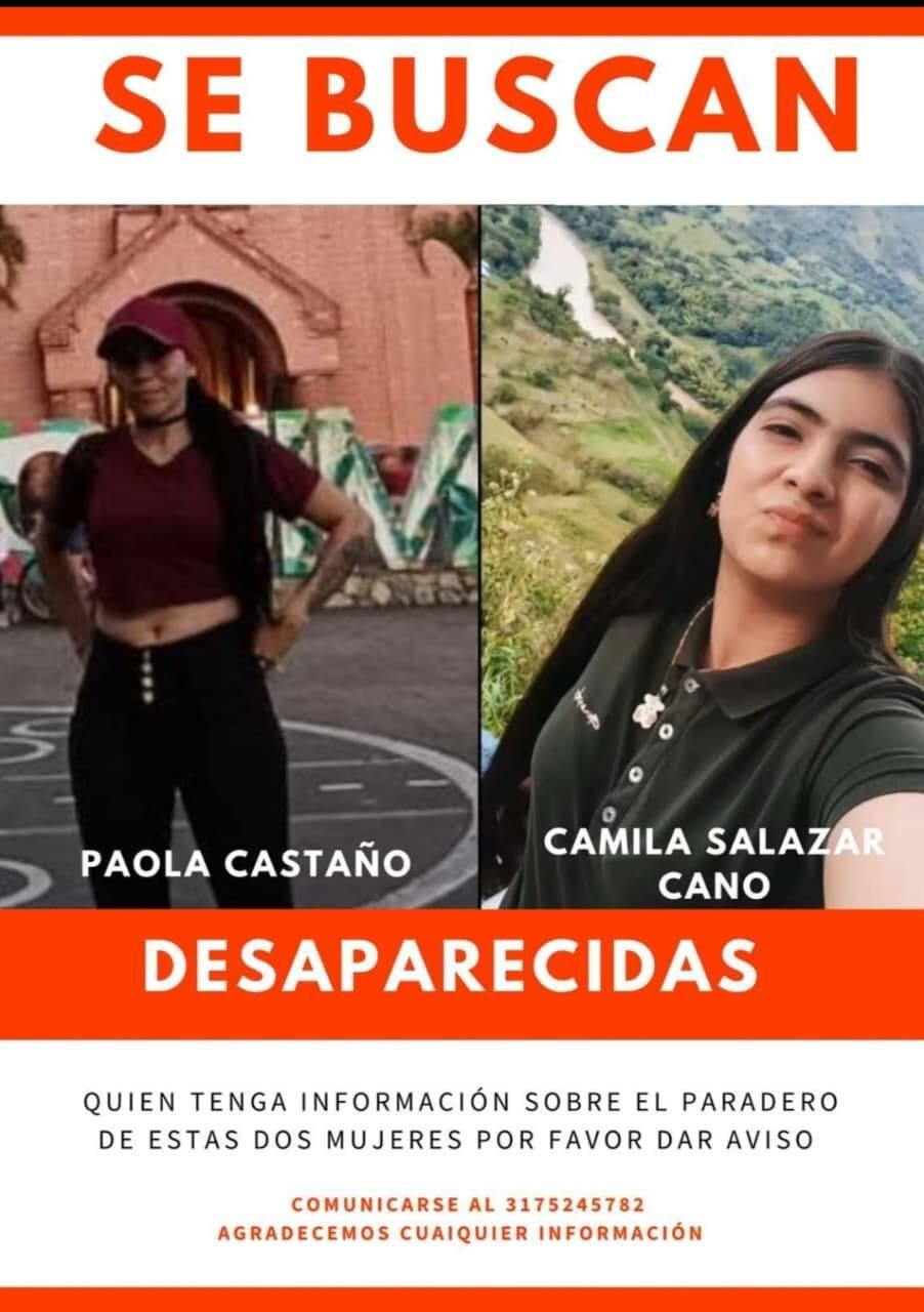 Alerta por desaparición de dos jóvenes en Cartago, norte del Valle - Redes Sociales