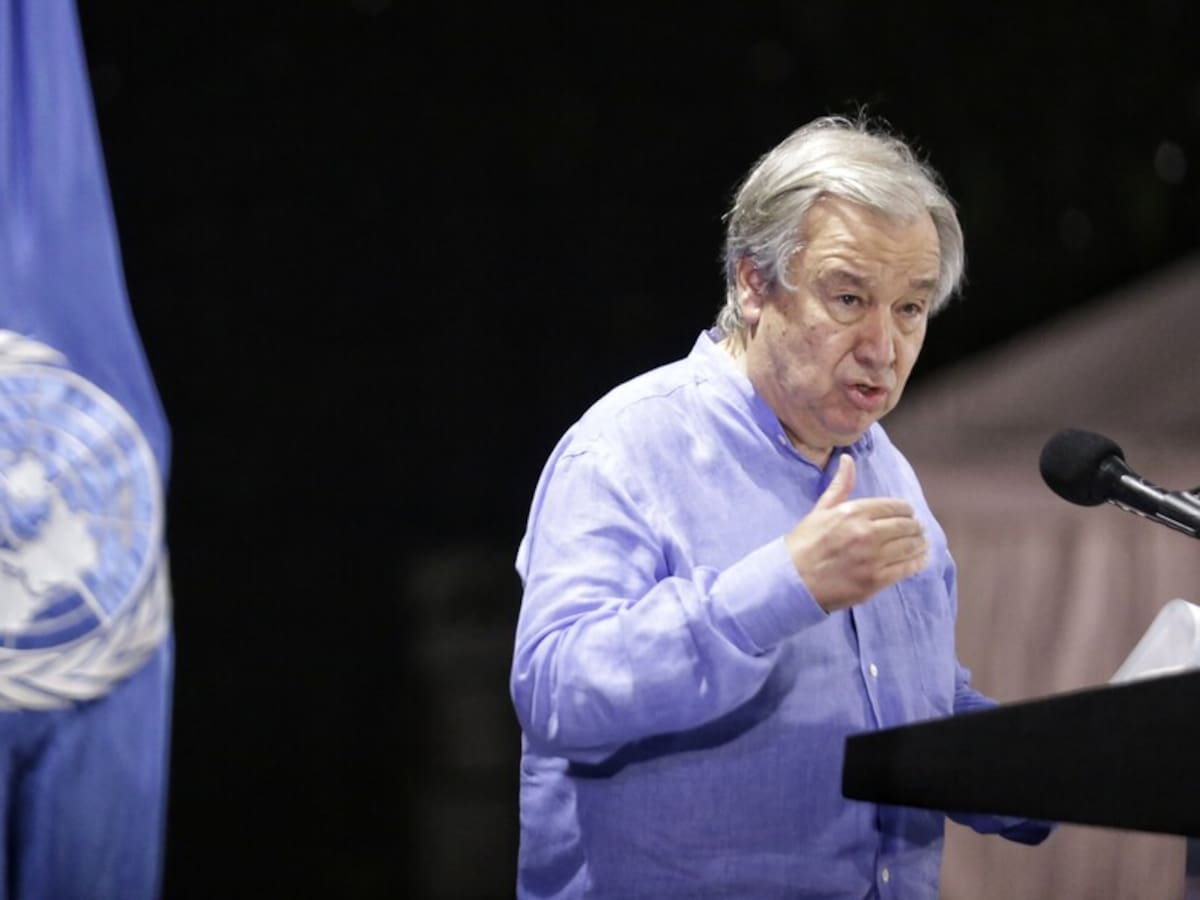 “Puede haber consecuencias imprevisibles”: Antonio Guterres por guerra en medio oriente