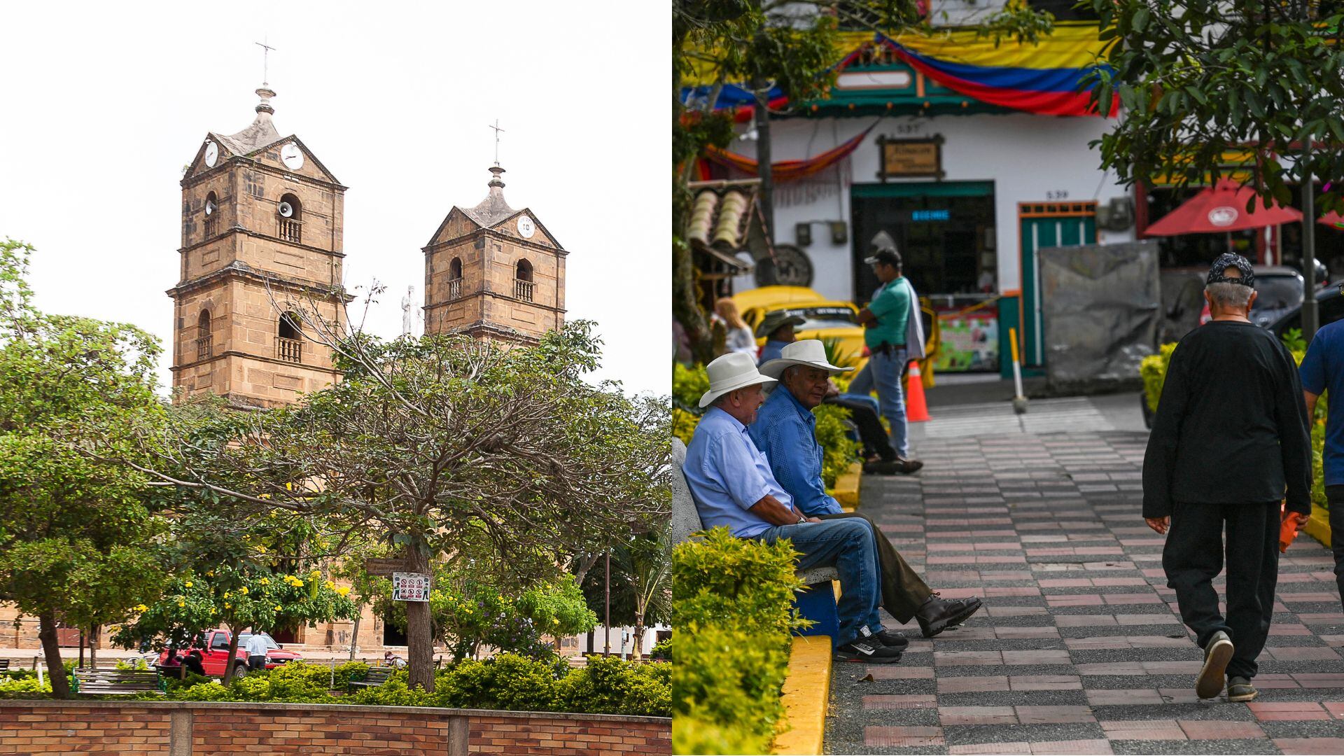 Zapatoca, Santander, y Filandia, Quindío. Fotos: Getty Images.