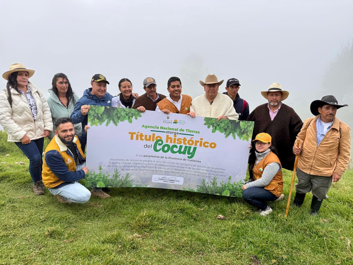 El Cocuy recibe título histórico y avanza en la formalización de predios con 300 años de historia