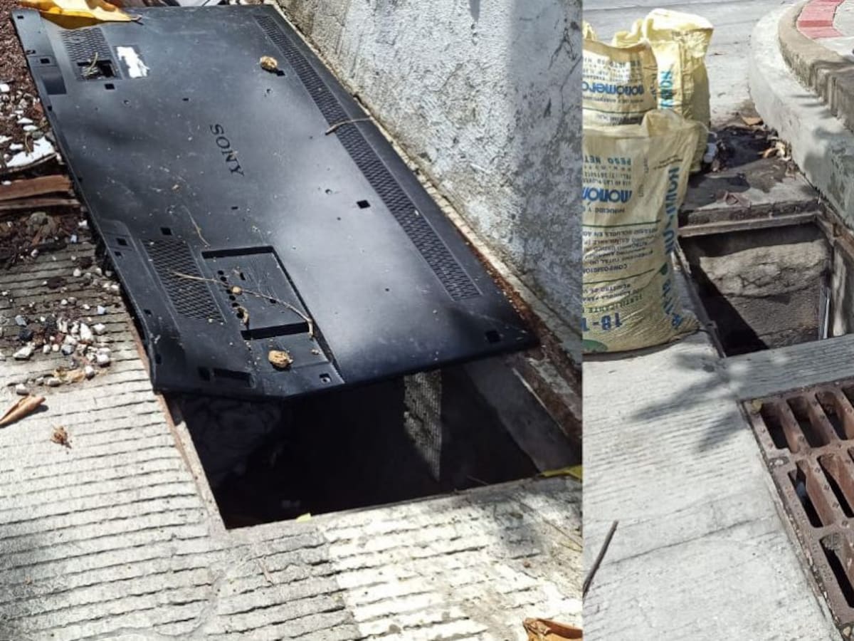 Denuncian hurto de rejillas de canalización de arroyo en Barranquilla