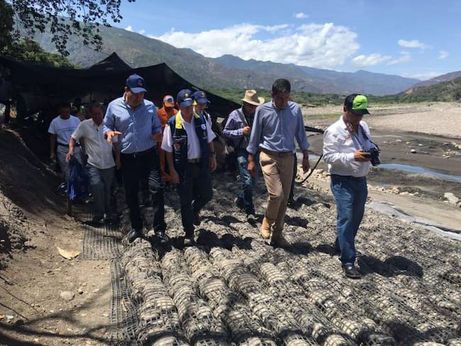 Más recursos para obras de mitigación de erosión de río Chicamocha